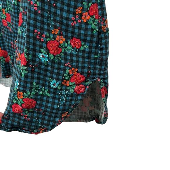 Matilda Jane Floral Collared Button Down Dress women’s size small - Picture 6 of 7